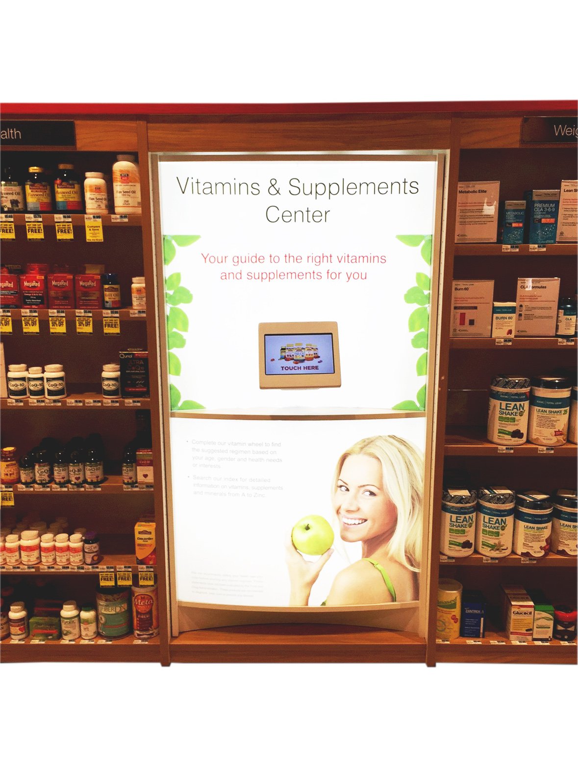 Vitamins & Supplements Kiosk