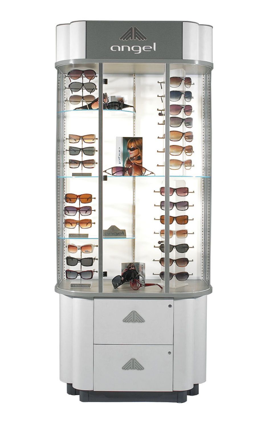 Eyewear Fixture Lit Sunglass Display