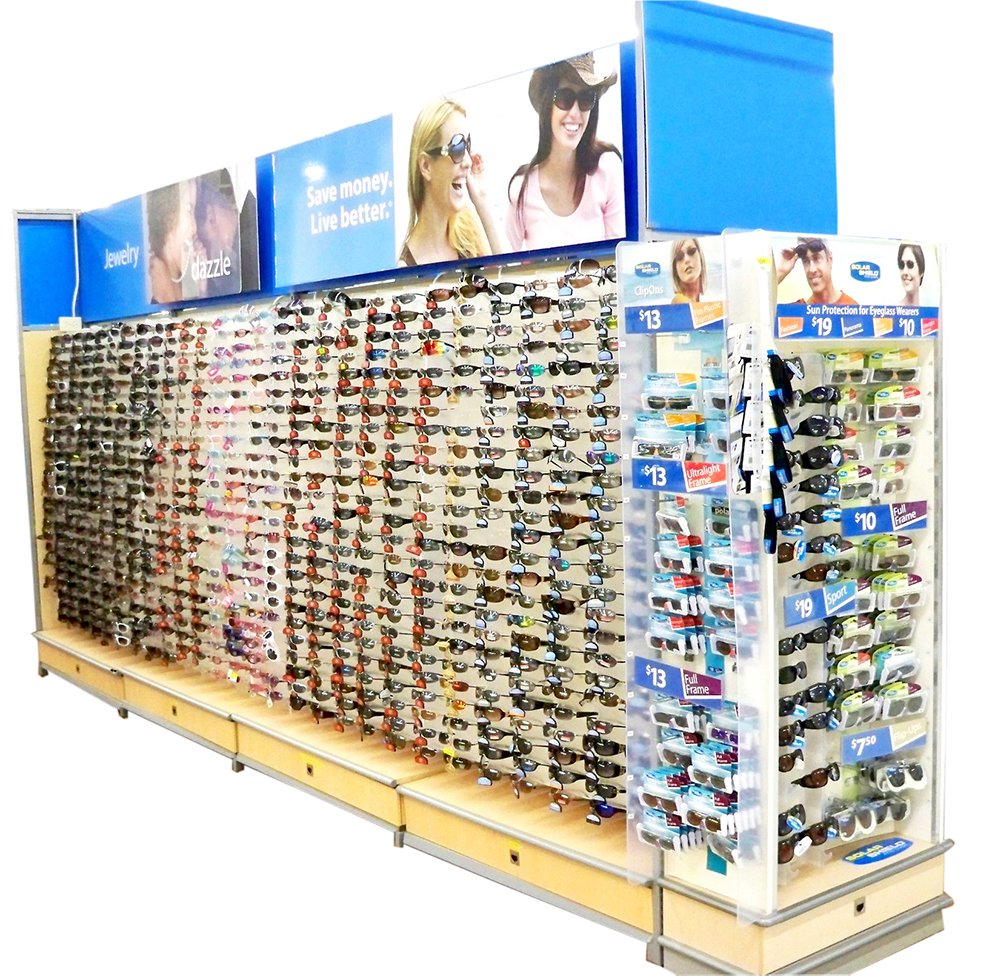 Eyewear In Aisle Sunglass Display