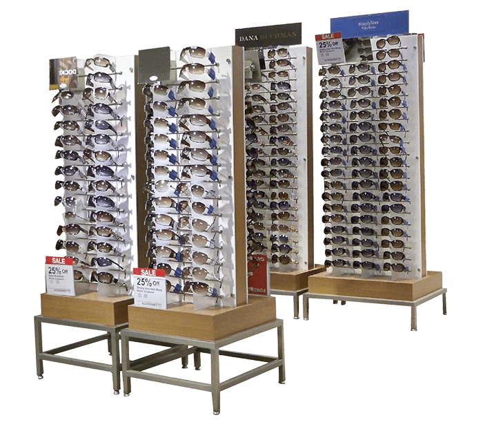 Eyewear Mid Store Fashion Sunglass Towers