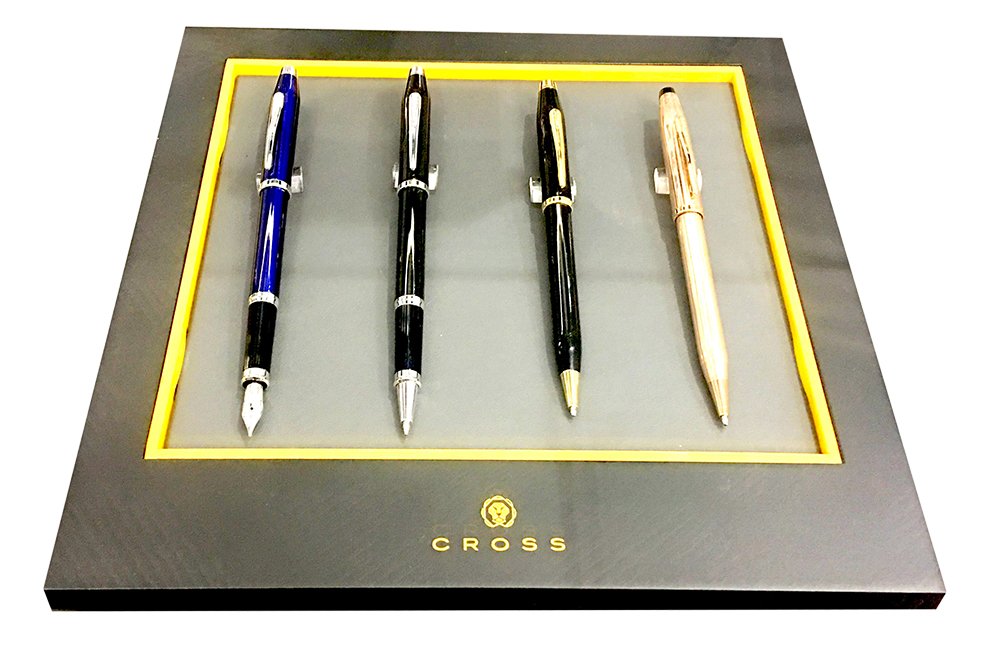 Home & Office AT Cross Four Pen Pad Display